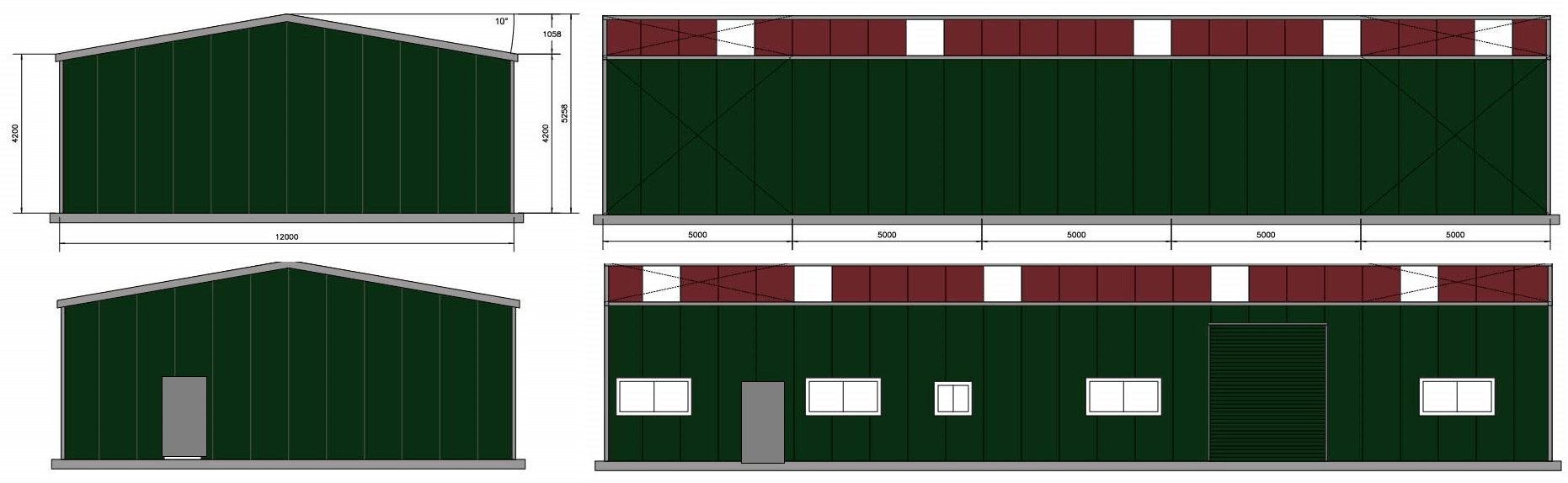 Small Business Unit - 12m x 25m x 4.2m to eaves - Image 3
